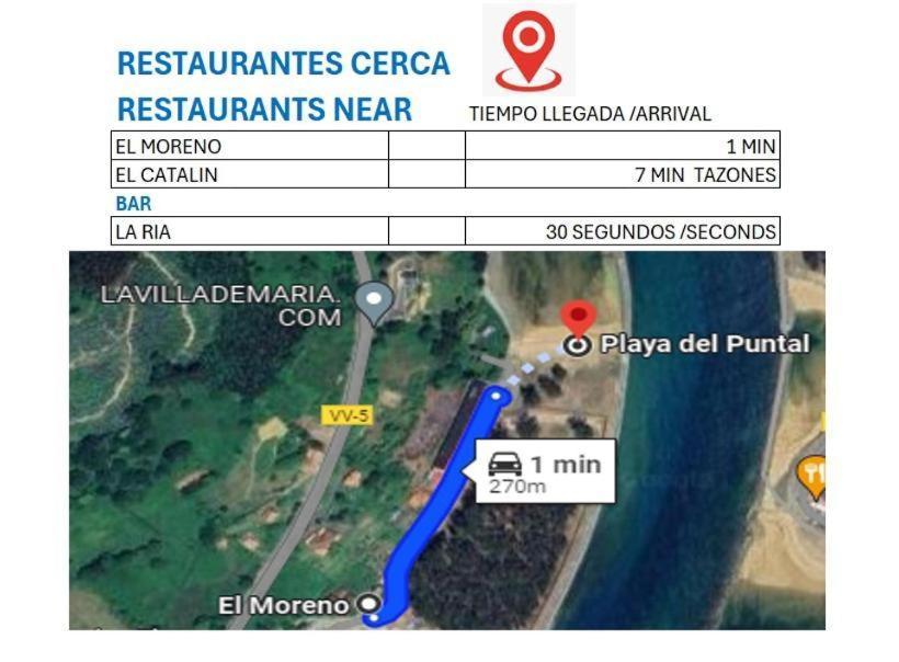 La Villa De Maria I Playa Beach El Puntal Asturias Villaviciosa  Zewnętrze zdjęcie